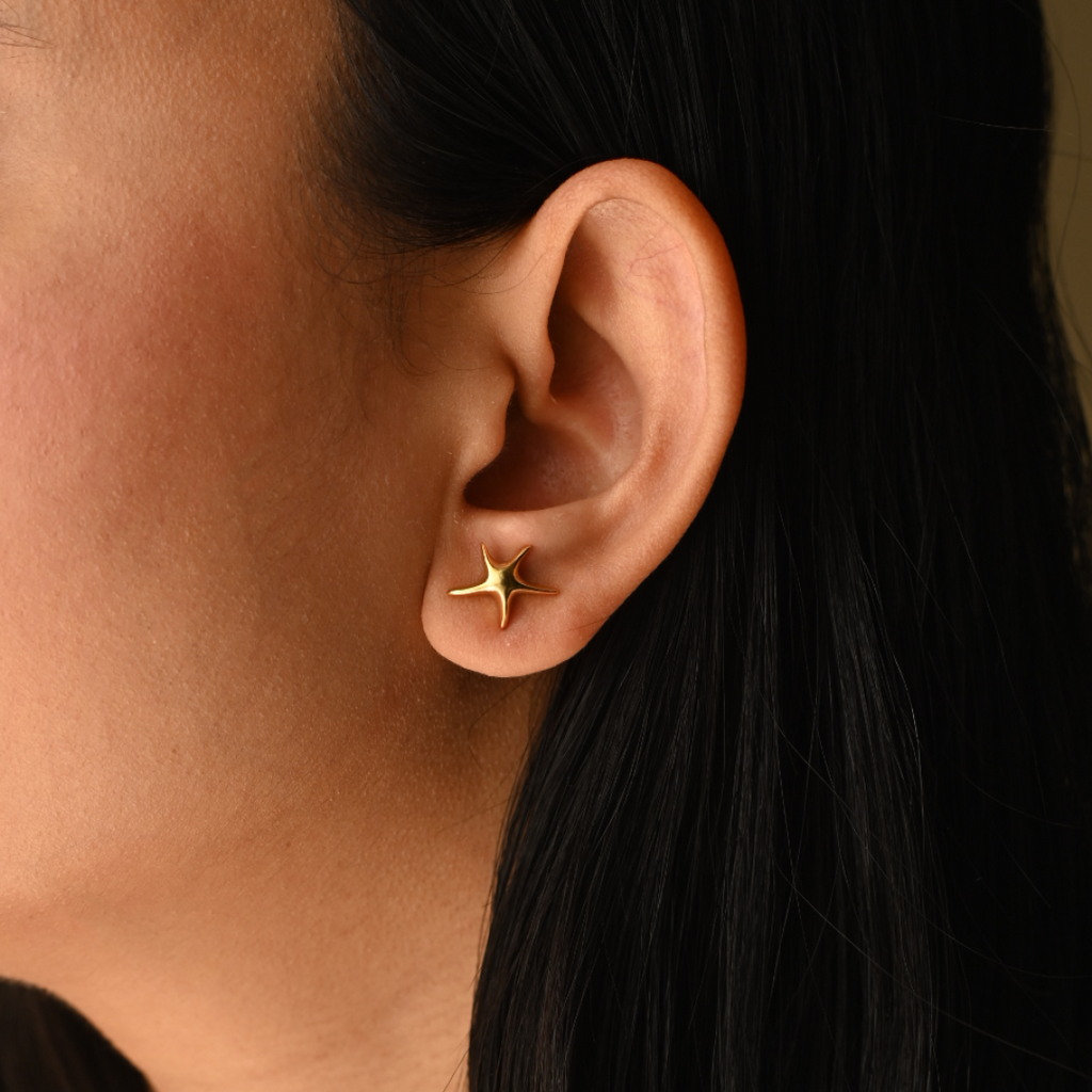 Mini Starborn Studs | Ocean Inspired Minimalist Earrings 