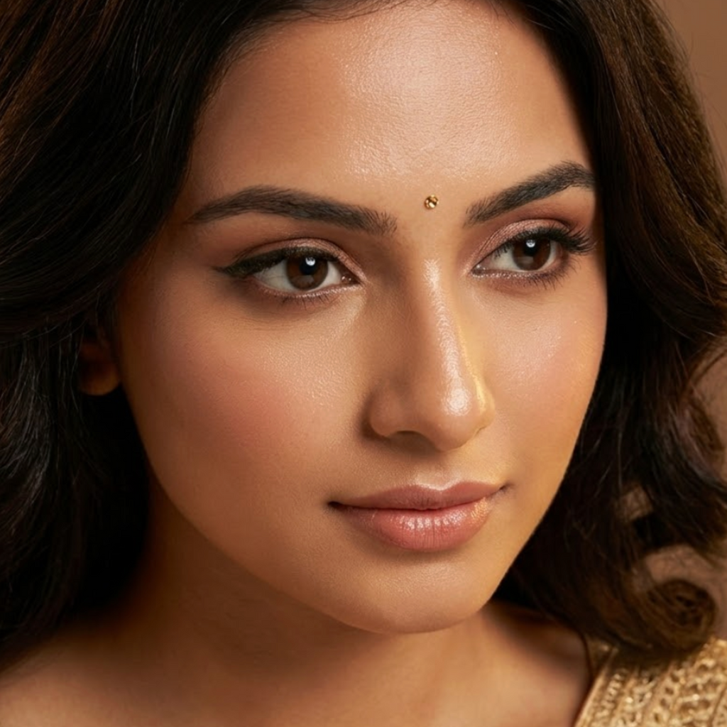 Minimal Golden Crystal Bindis | Pack of 20 | Premium Indian Wedding & Occasion Accessories