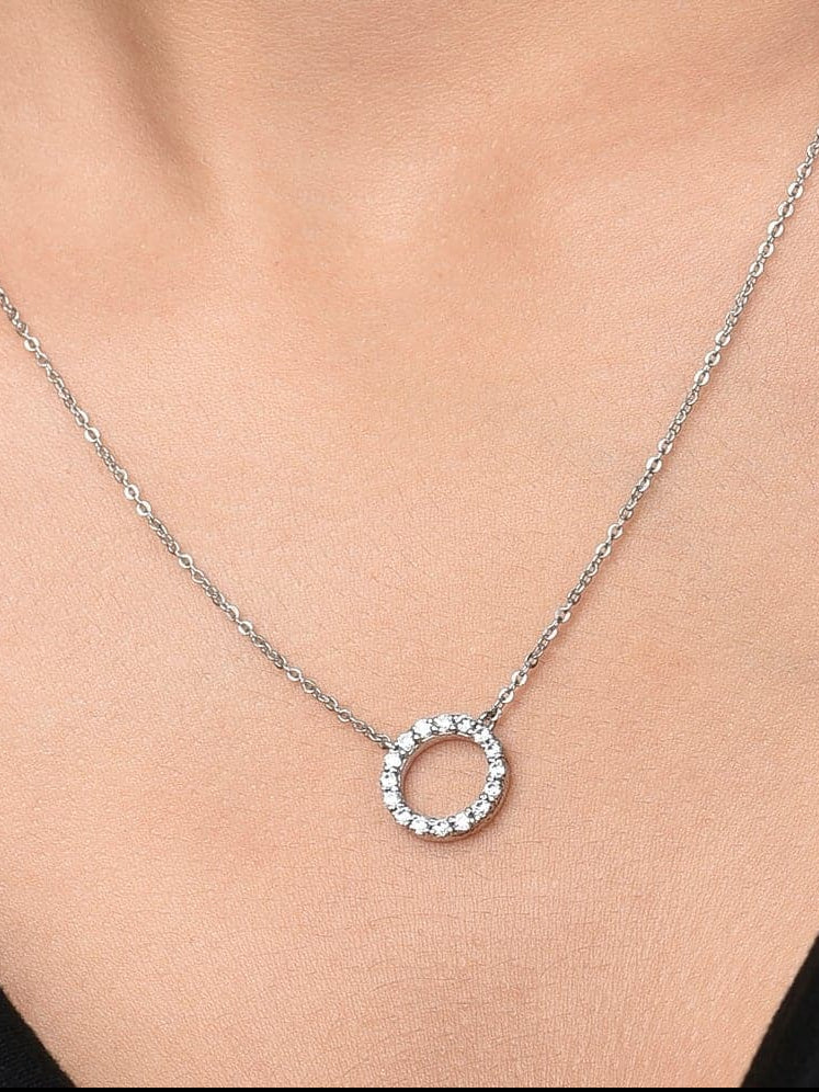 The Medallion Necklace | Dainty Sterling Silver Necklace