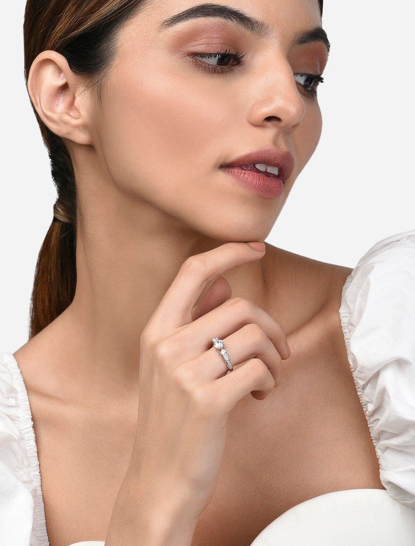 Pluto’s Moons Ring | Premium Sterling Silver Solitaire Ring