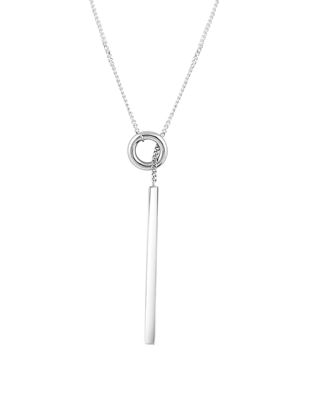 Pristine Necklace | Contemporary Sterling Silver Necklace 