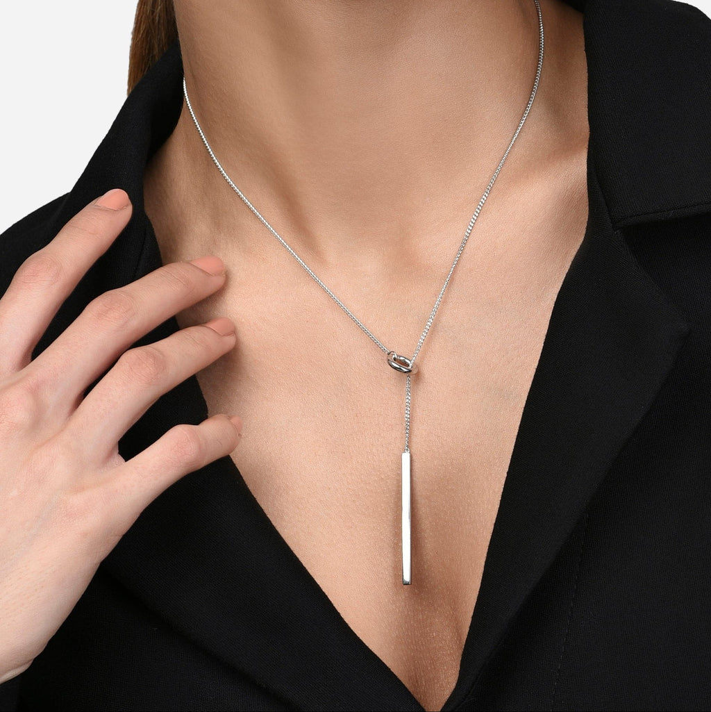 Pristine Necklace | Contemporary Sterling Silver Necklace 