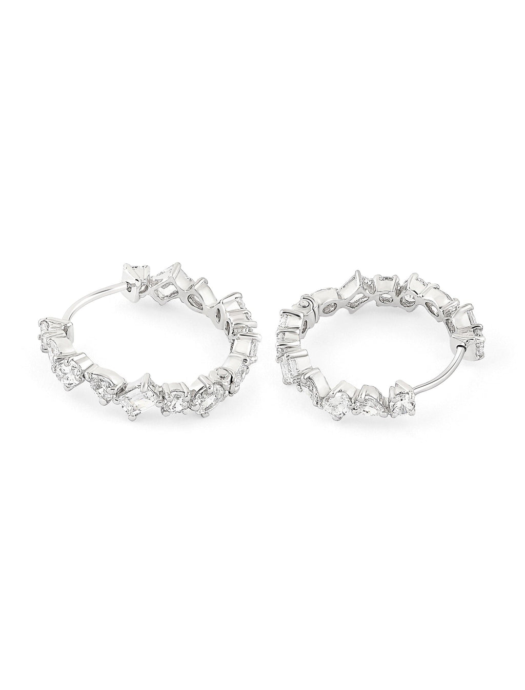 Meteorite Earrings | Dainty Multi-Shape Sterling Silver Earrings 