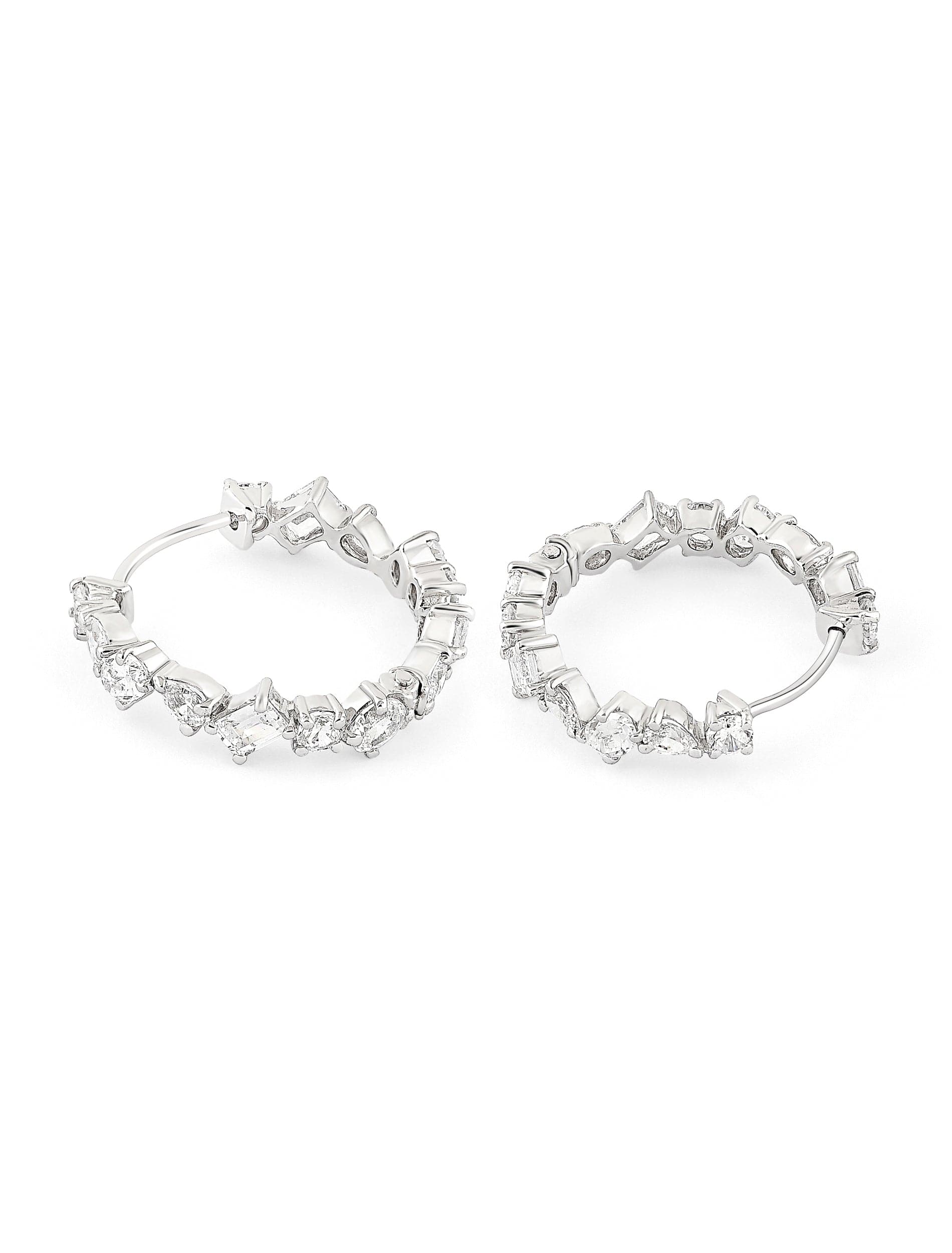 Meteorite Earrings | Dainty Multi-Shape Sterling Silver Earrings 