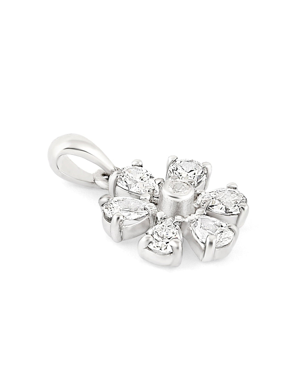Blossom Pendant | Dainty Sterling Silver Flower Pendant Necklace