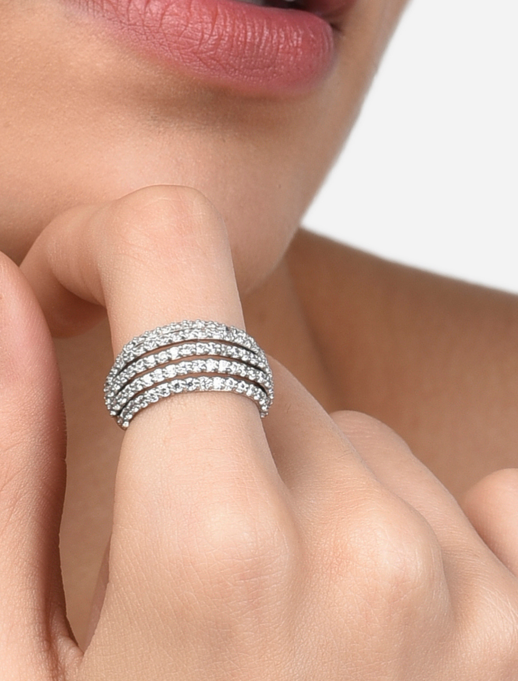 Chandelier Ring | Cocktail Sterling Silver Ring