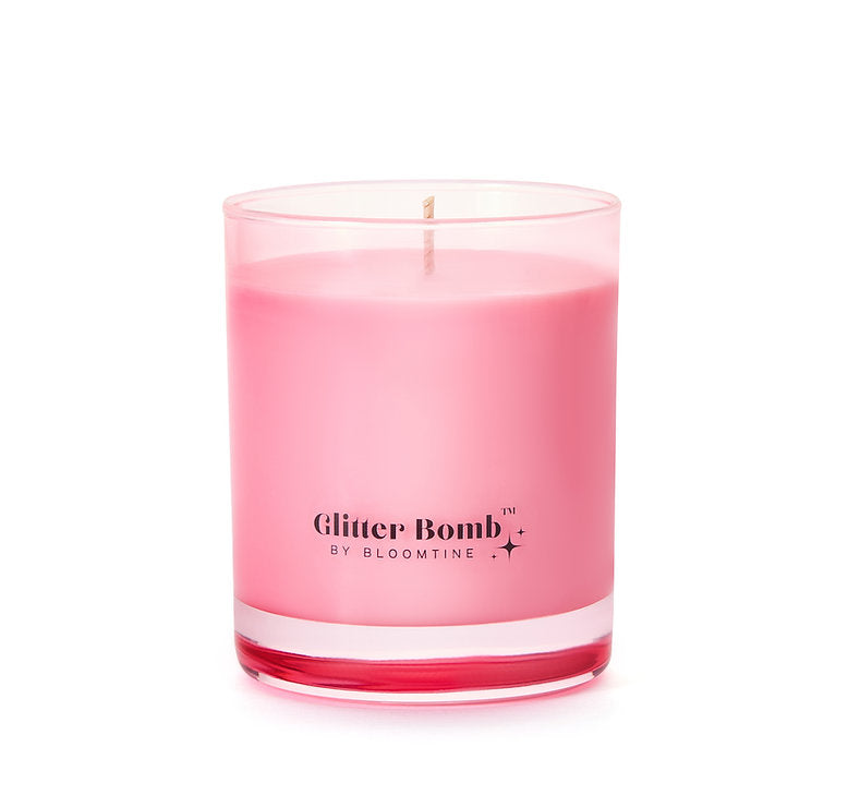 Rose Galaxy | Glitter Bomb™ Gift Candle in Rose & Oud 230G BLOOMTINE