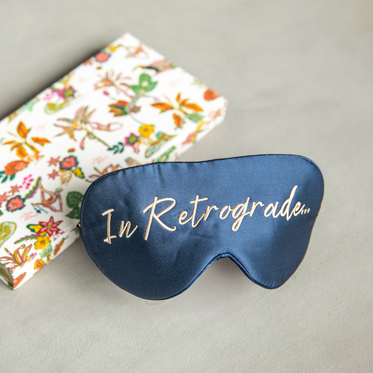 In Retrograde Eye Mask | 100% Mulberry Silk Eye Mask | Perfect For Luxury & Bridesmaid Gifting 