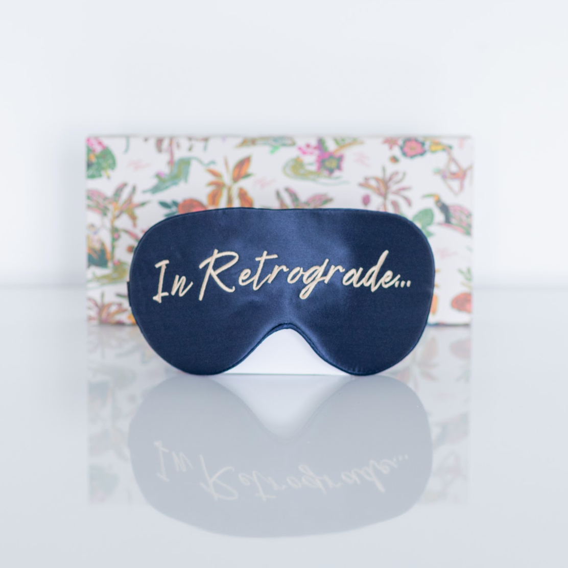 In Retrograde Eye Mask | 100% Mulberry Silk Eye Mask | Perfect For Luxury & Bridesmaid Gifting 