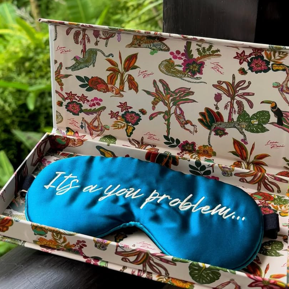 It’s A You Problem Eye Mask | 100% Mulberry Silk Eye Mask | Perfect For Luxury & Bridesmaid Gifting 