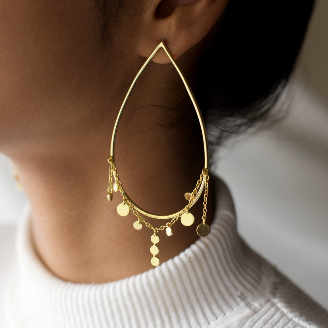 Skyfall Earrings | Contemporary Dangle Earrings 