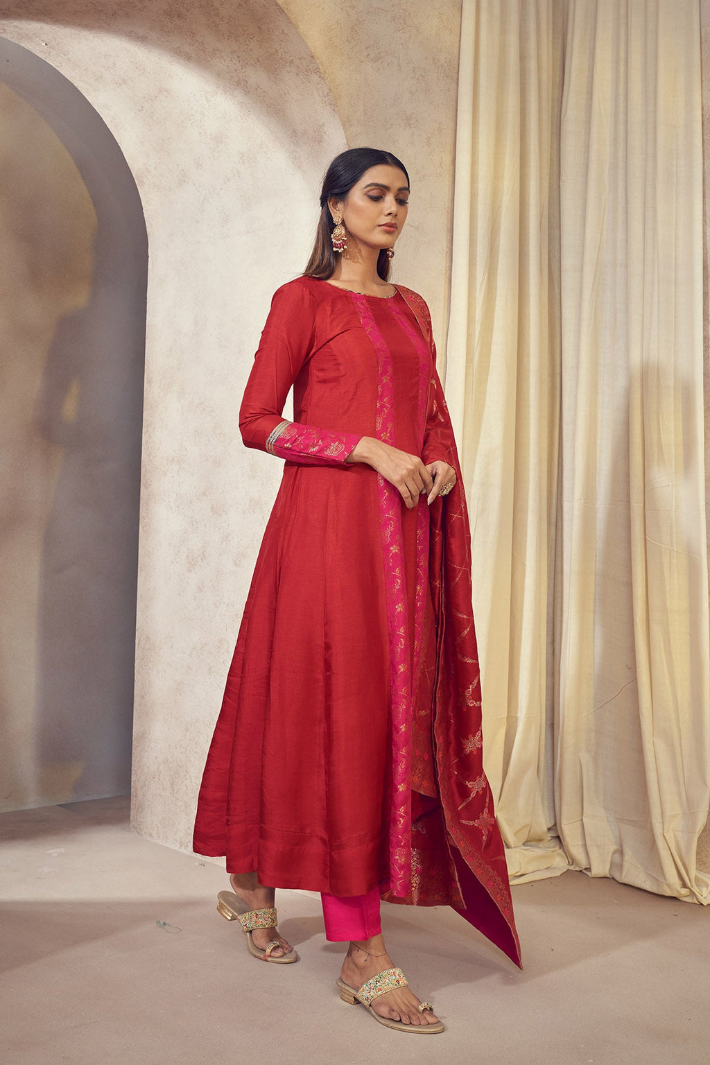 Tehzeeb Anarkali Set | Traditional Indian Wear 