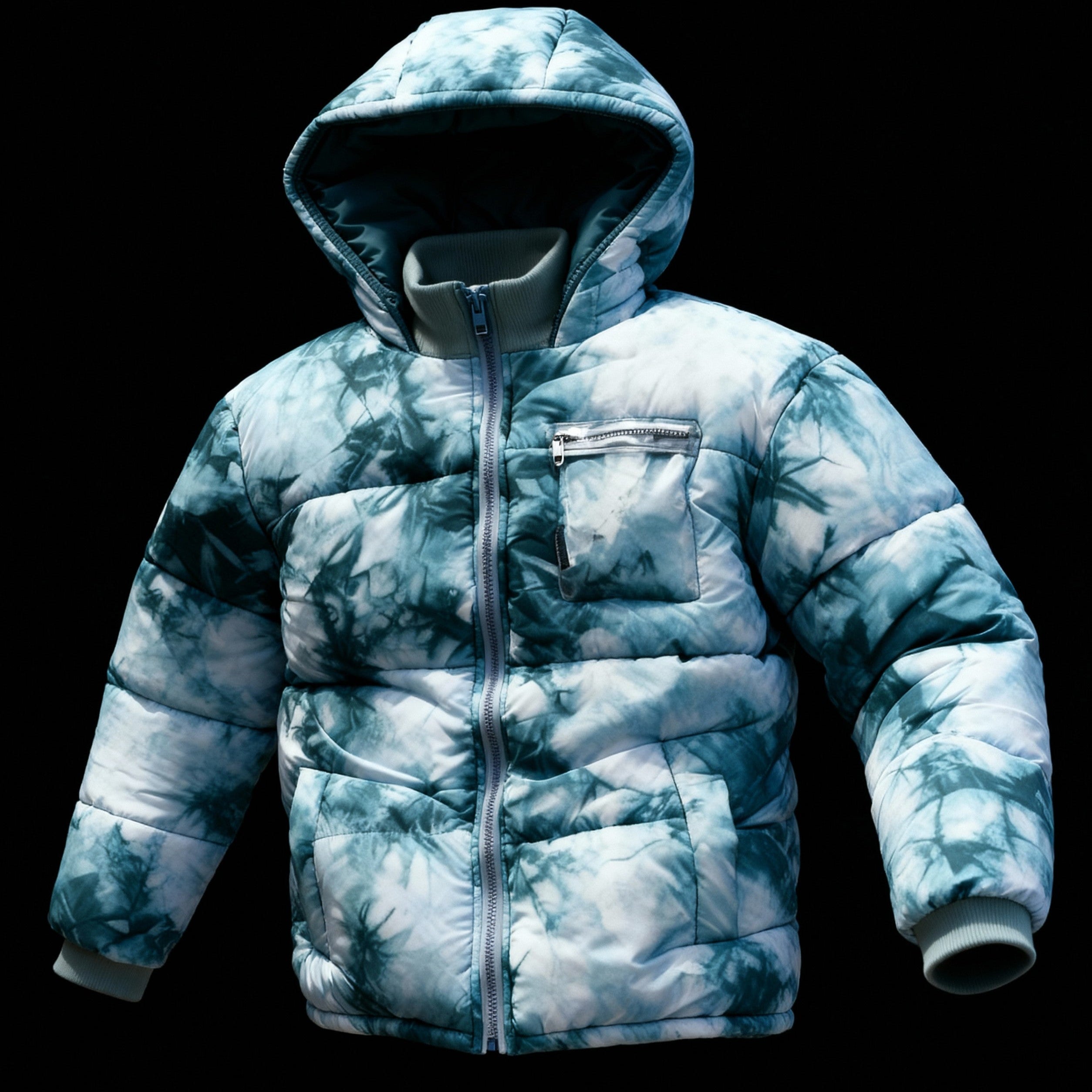 Tundra Guard Jacket | Tie-Dye Puffer Jacket