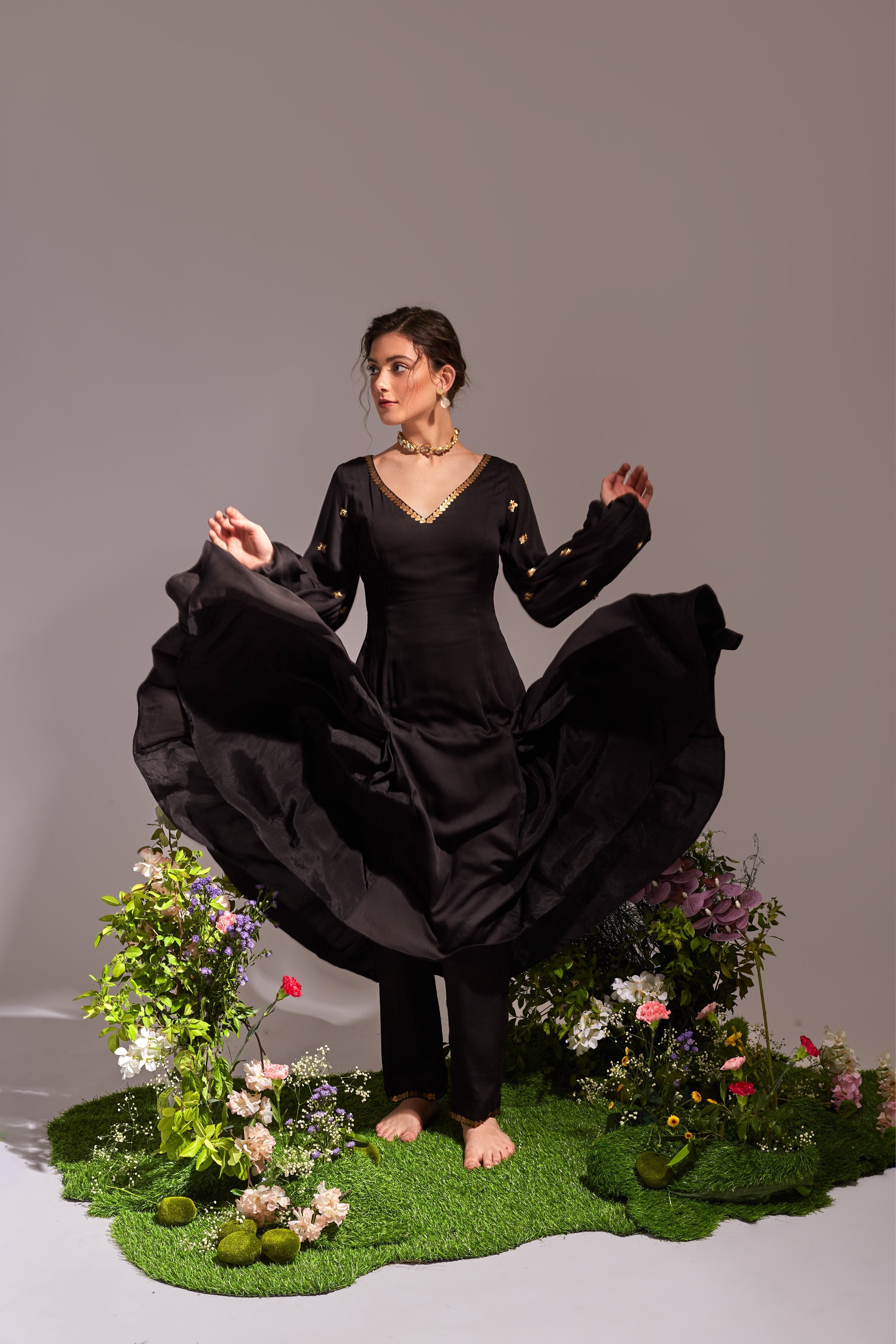 Anya | Designer Kurta Set An'era by Asmita Verma