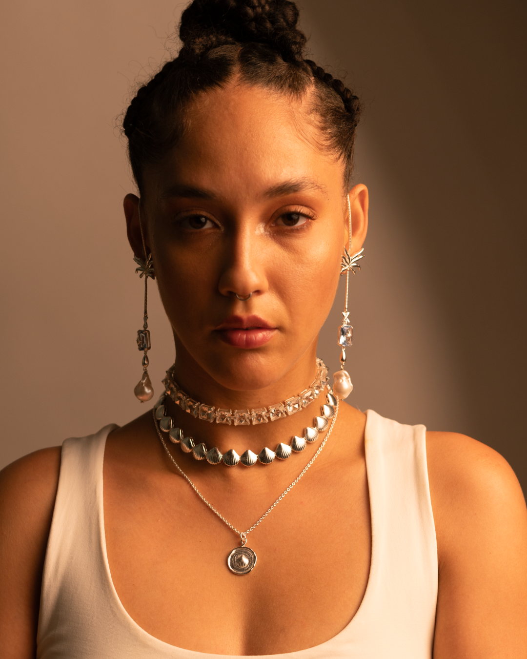 Echoes of Shells Necklace | Ocean Inspired Choker Necklace 