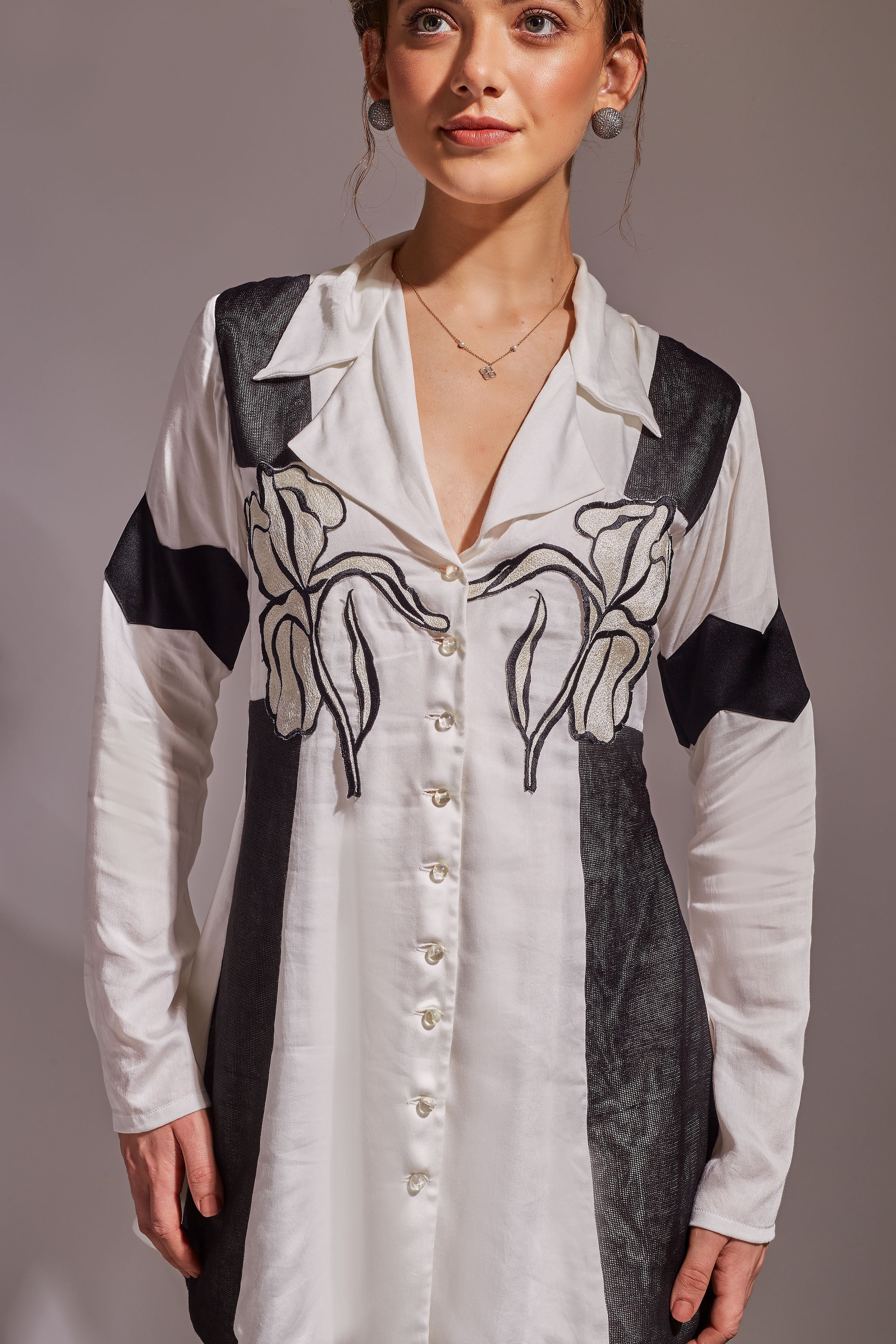 Aria | Designer Shirt Dress