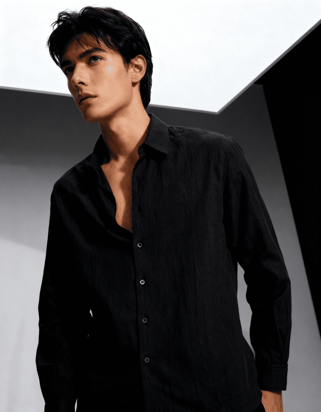 Sleek Mode Shirt | Premium Linen Full-Sleeves Shirt