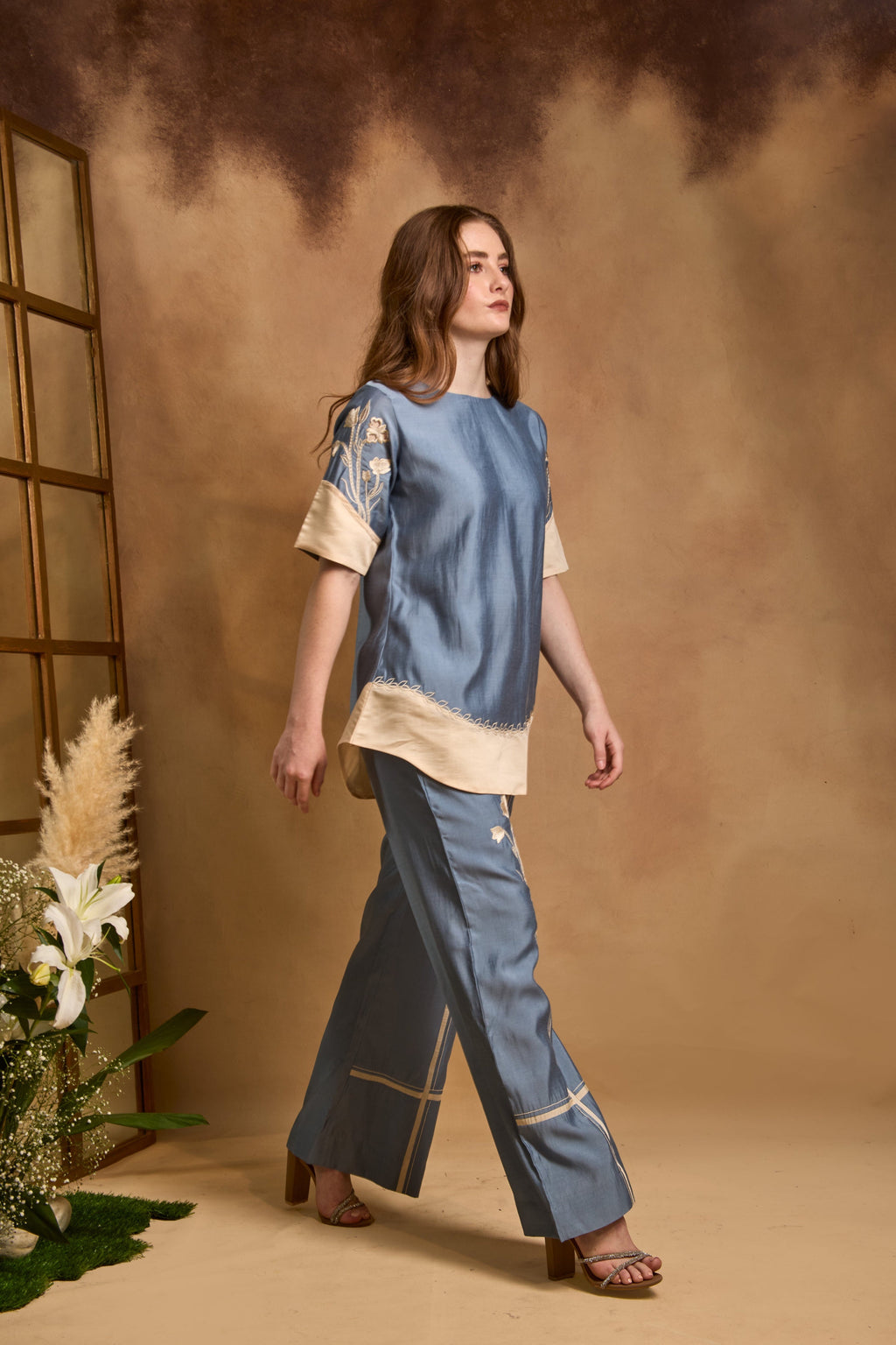 Myra Co-ord Set | Designer Luxury Occasion Wear Top & Pant Set An'era by Asmita Verma