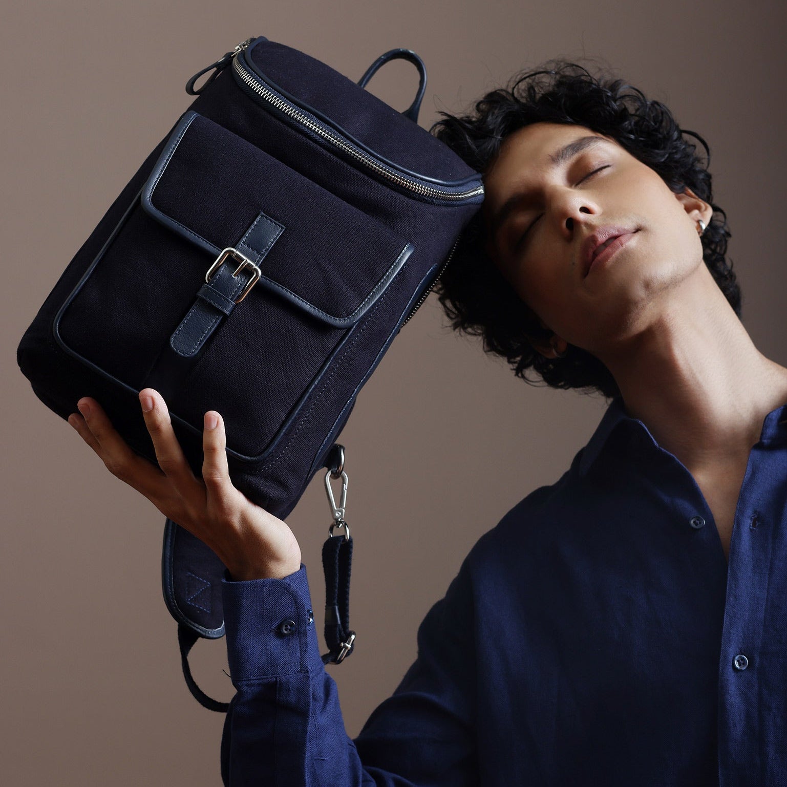 Haven Men's Crossbody Mini Backpack | Premium Utilitarian Bag For Men 
