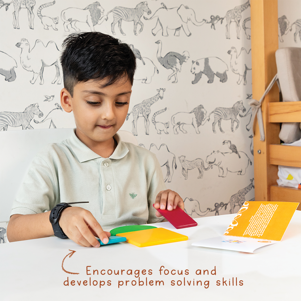 Rangoli Wooden Puzzle | India-Inspired Toys For Children