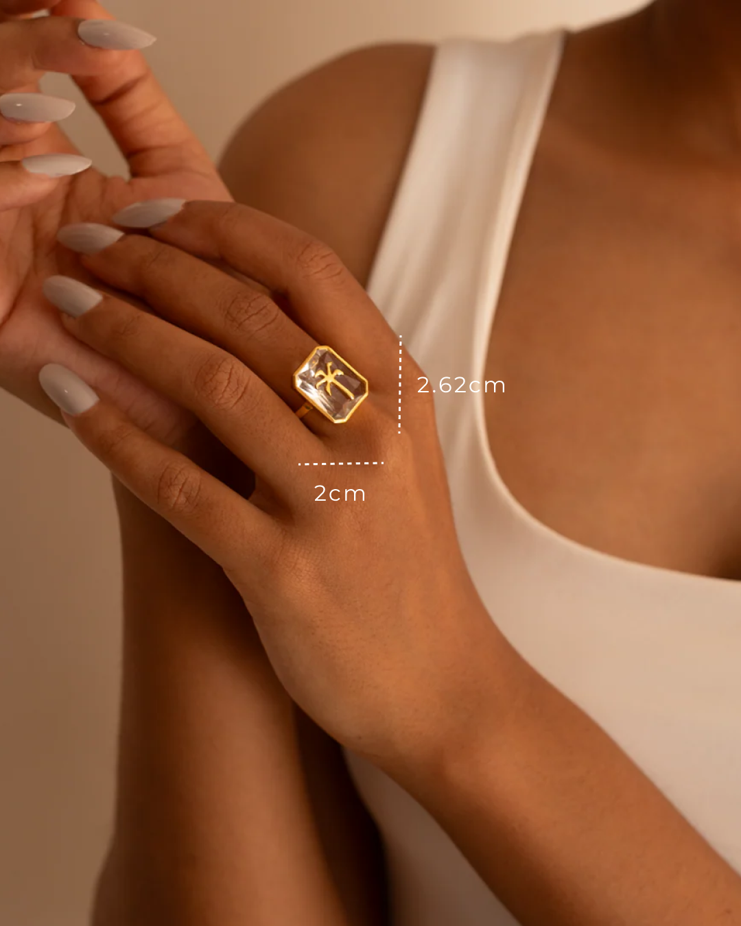 The Mystic Palm Ring | Designer Crystal Ring Era Stories