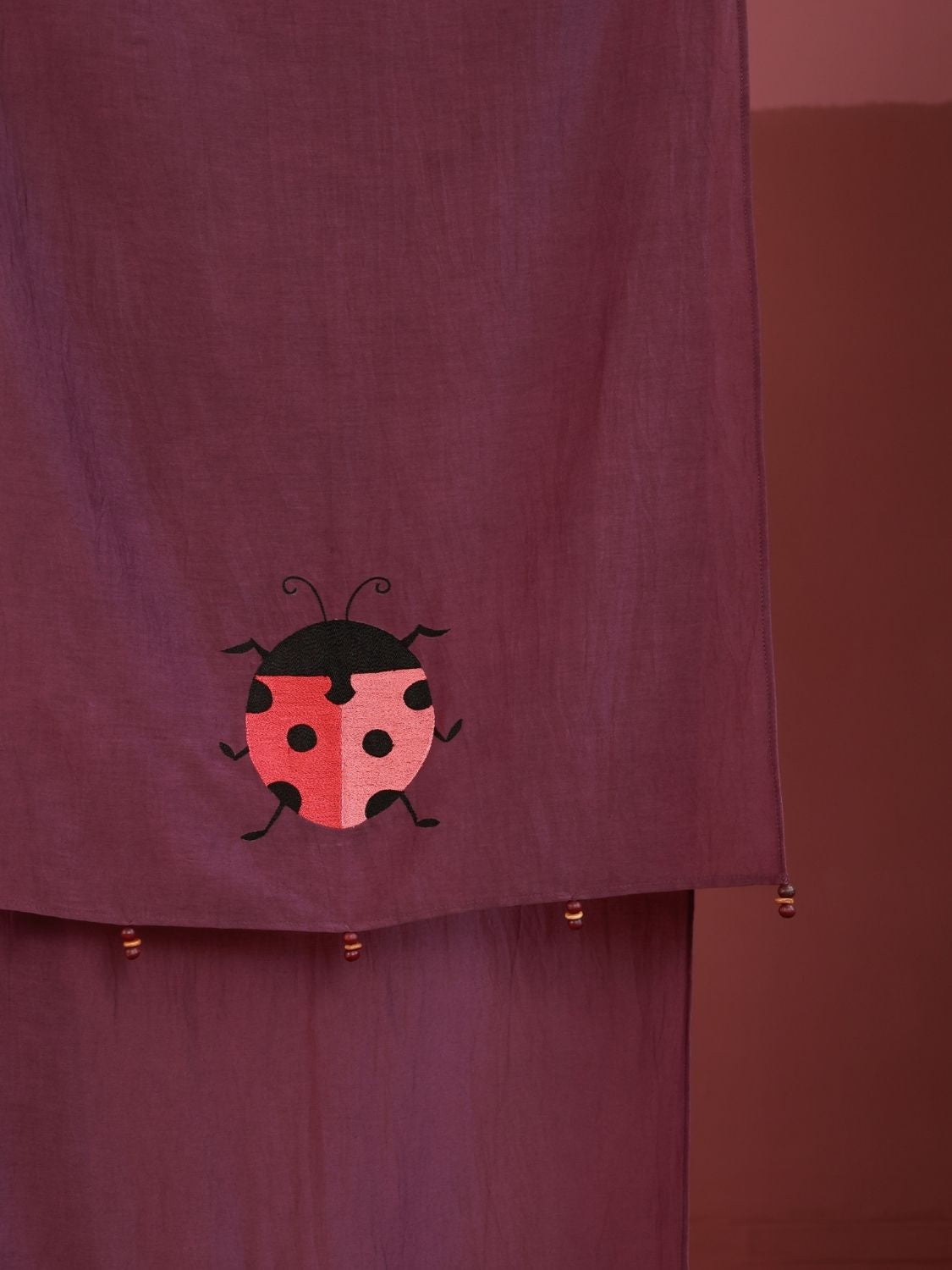 The Purple Lady With A Past | Resham Hand-Embroidery (10-15 Artisan Hours) Winglore Studio