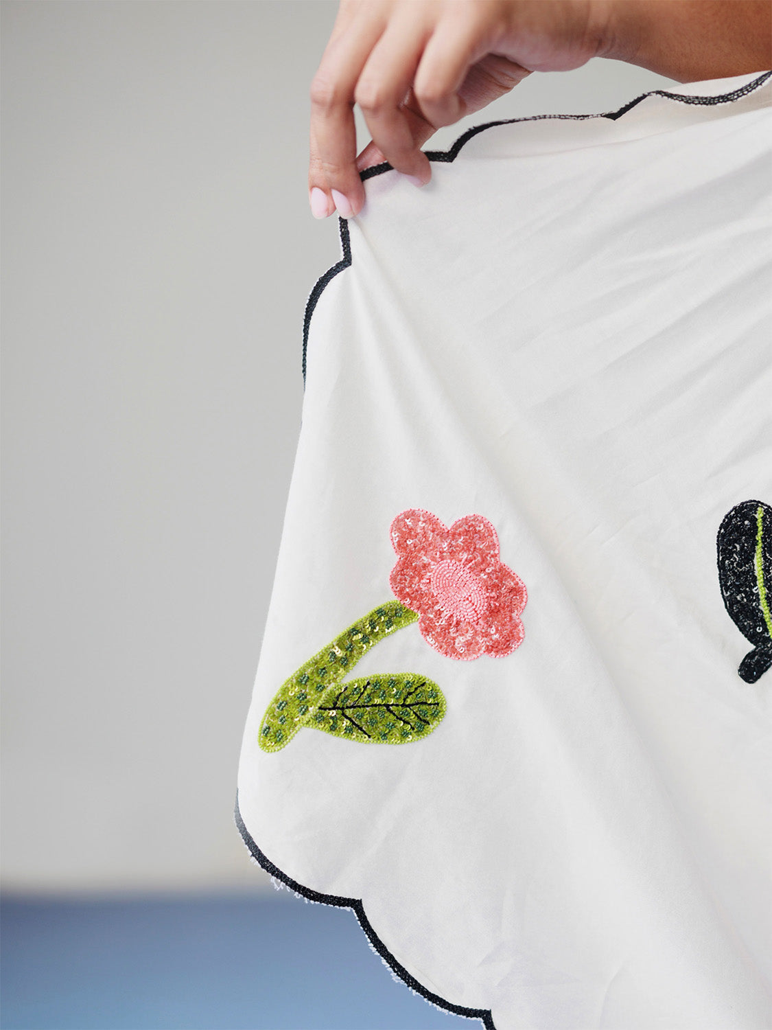 Oopsie Daisy Saree | Moti, Sequin Hand Embroidery (60+ Artisan Hours)